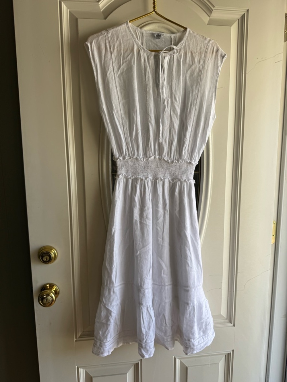 Rails Ashlyn Stripe Linen Blend Dress Size Small - Picture 2 of 6